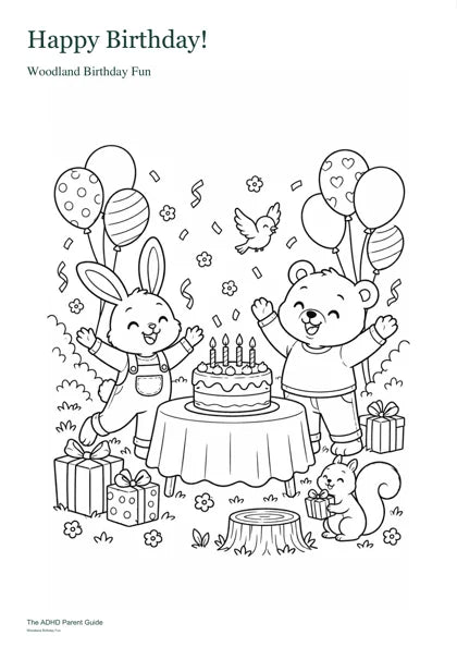Woodland Birthday Fun